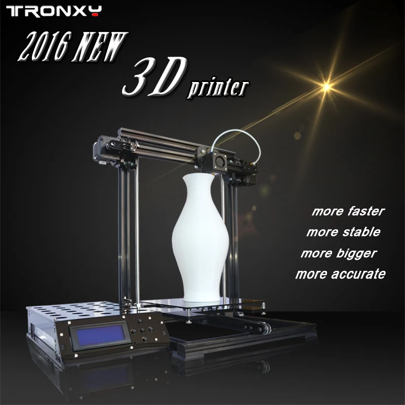 Tronxy 3d принтер X3A авто комплект для нивелирования высокой точности 220*220*300 мм DIY