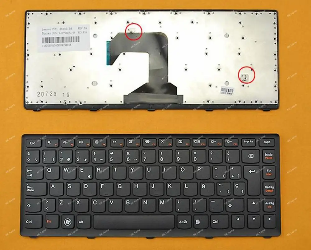 Новая SP испанская клавиатура Teclado для ноутбука Lenovo Ideapad S300 S310 S400 S400U S405 S410 S415 черная