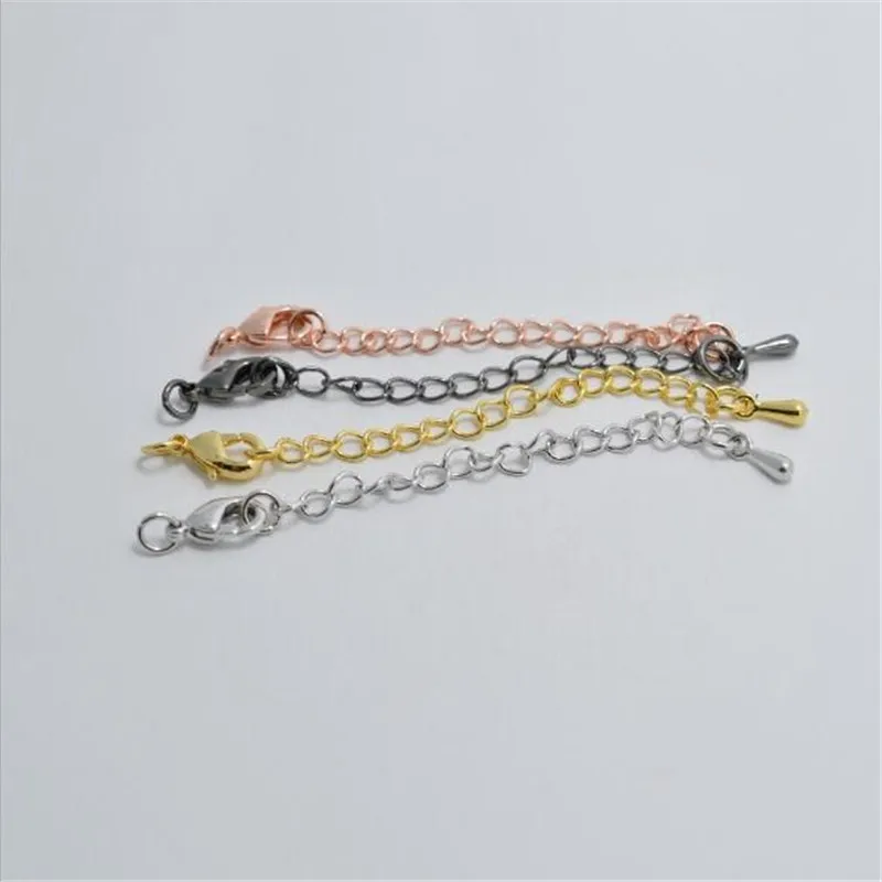 10pcs Copper Jewelry Chain Connector Hook Clasp Extender Link Fit DIY Necklace Bracelet | Украшения и аксессуары