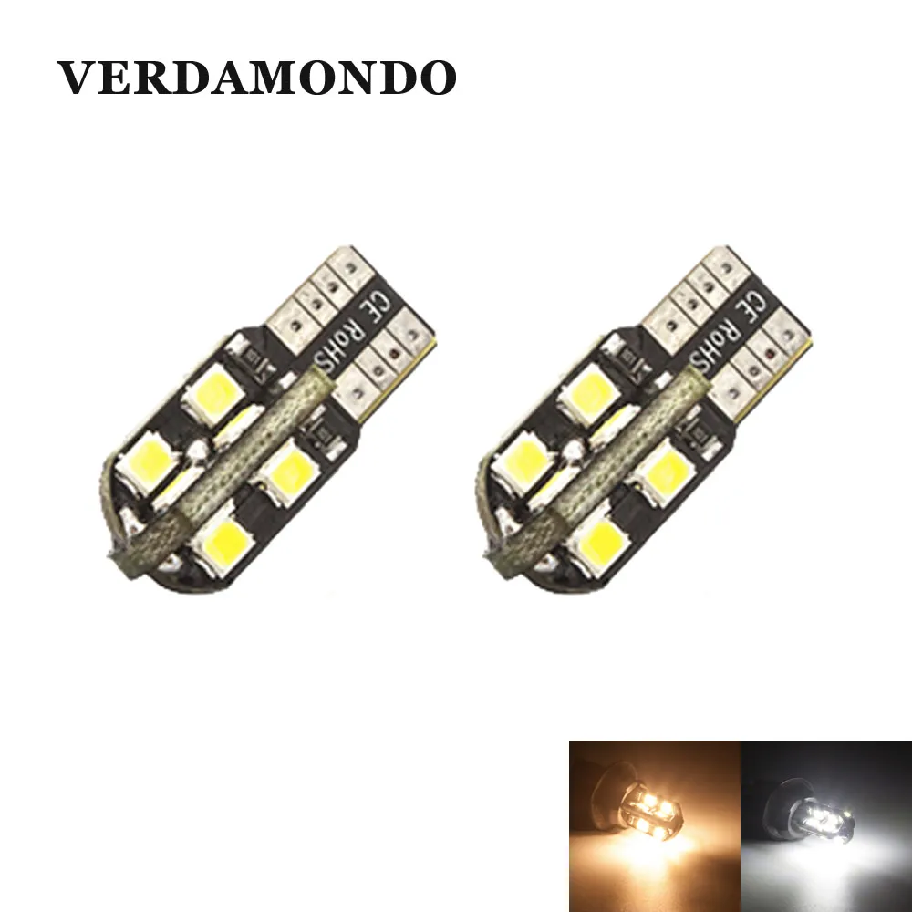 2X W5W T10 194 168 LED 16 2835 SMD Автомобильные фары купол номерной знак двери боковые