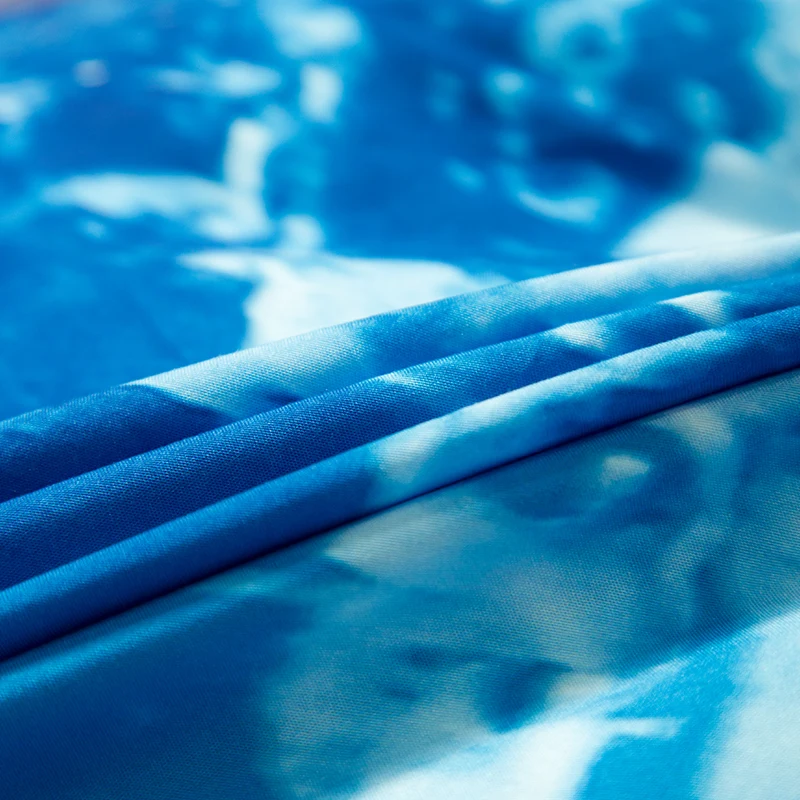 Комплект постельного белья с принтом Океан классная 3D печати пододеяльник набор