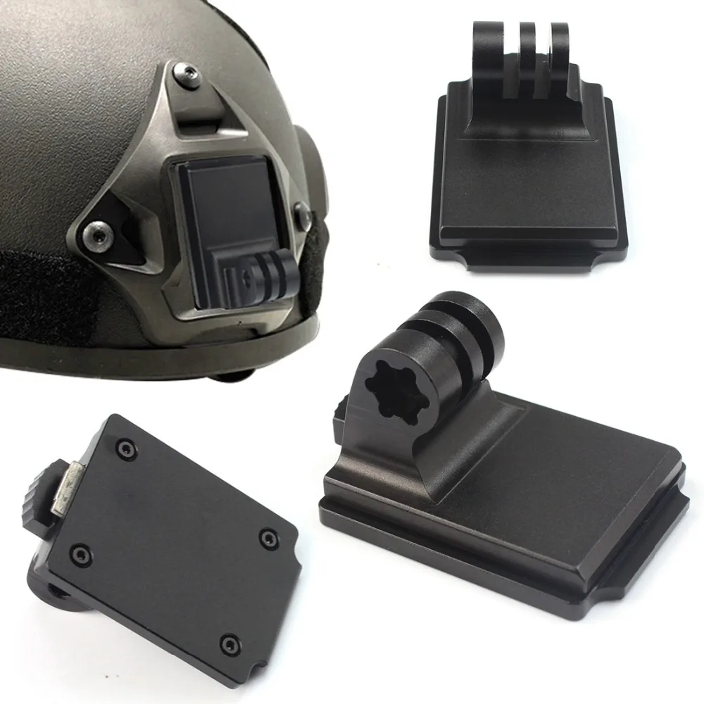 Алюминиевая фиксированная пластина CNC адаптер шлем NVG крепление основание для Gopro