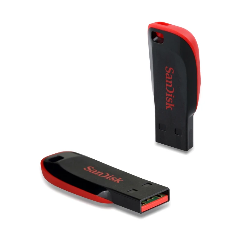 SanDisk CZ50 USB флэш-накопитель Cruzer Blade U диск 16 ГБ 32 ГБ мини-накопитель 64 ГБ Флешка USB 2,0 флэш-накопитель