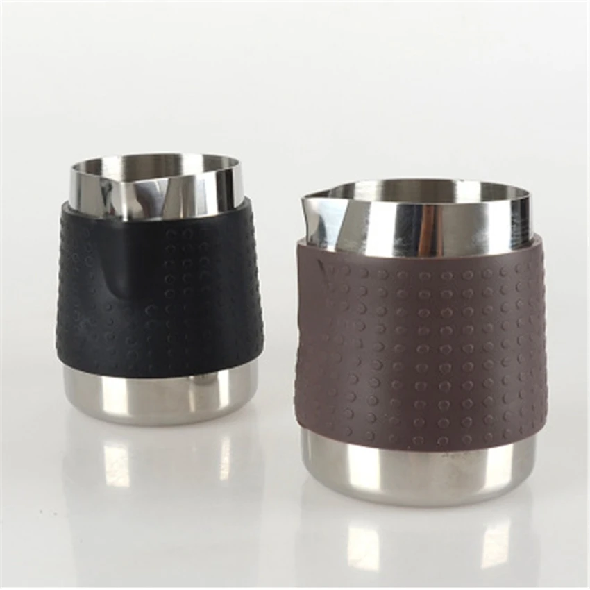 Creative Stainless Steel Frothing Pitcher Pull Flower Cup Espresso Cappuccino Art Jug Milk Frothers Mug Coffee Tools |