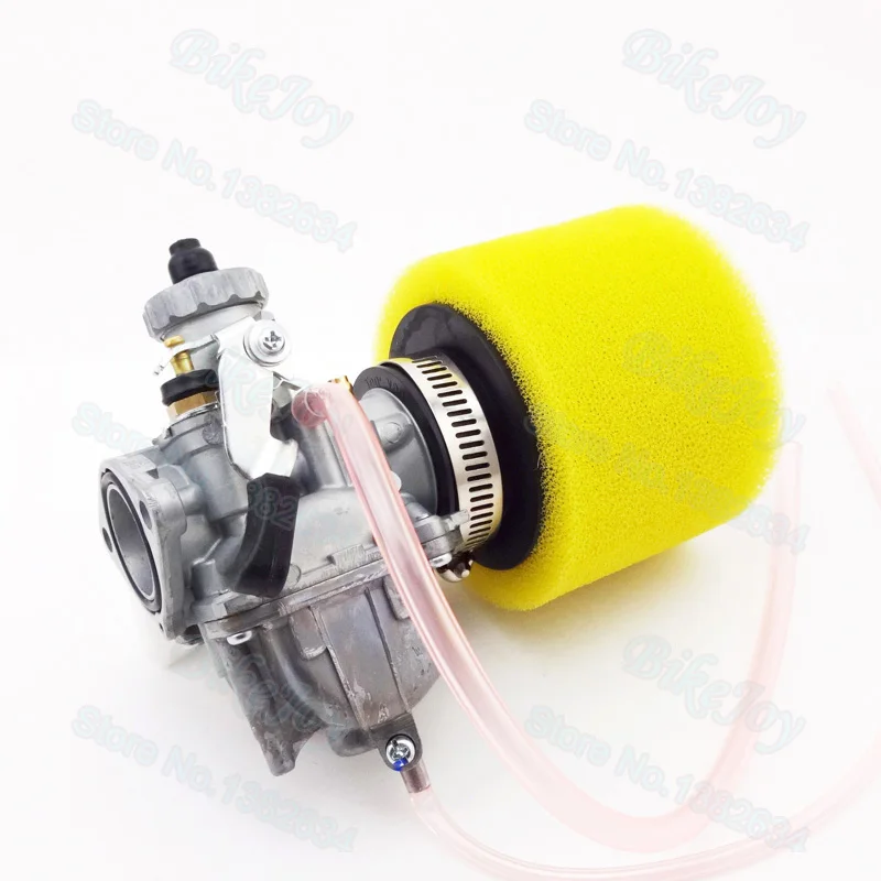 Карбюратор Mikuni VM22 Carb 26 мм + 38 воздушный фильтр желтый для 110cc 125cc Pit Dirt Bike ATV Quad