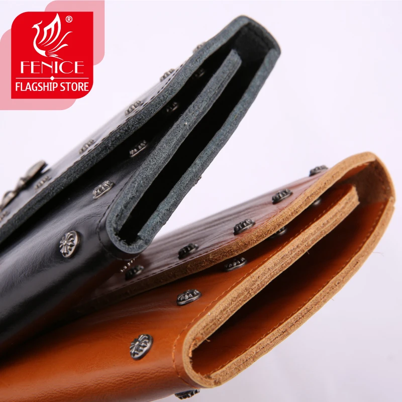 Парикмахерские Сумки из искусственной кожи чехол для ножниц и шерсти домашних