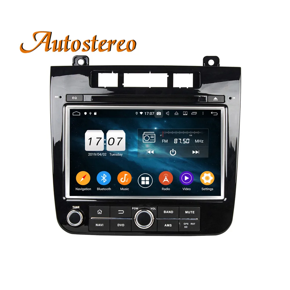 Android 9 DPS 64GB Автомобильный gps навигатор для Volkswagen/VW TOUAREG 10+ мультимедийный головной убор радио магнитофон стерео без DVD плеера