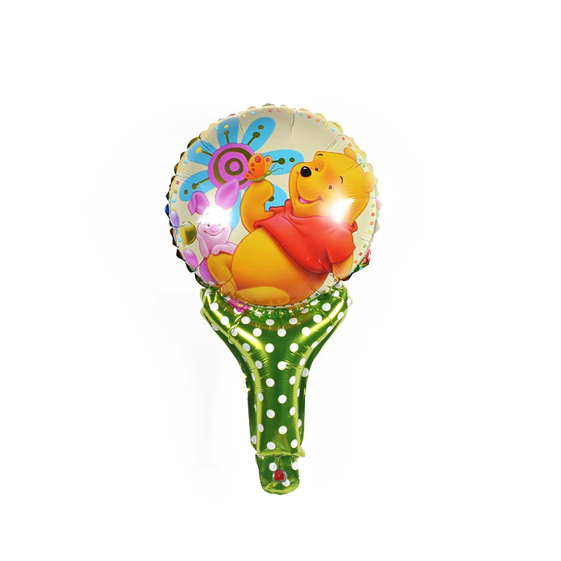 Горячая Винни Пух рук Фольга Шарики медведь Придерживайтесь Globos детей