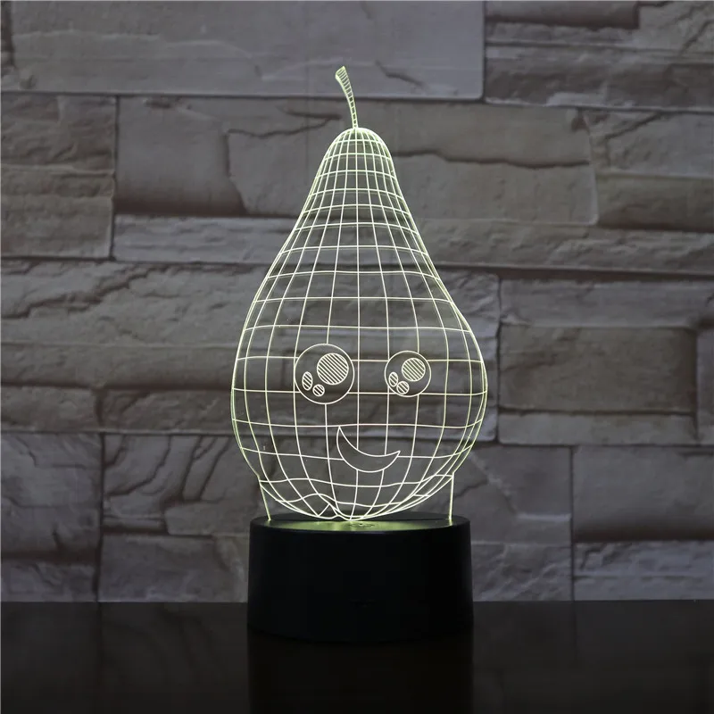 С медведем из мультфильма 3D светильник светодиодный ночной Светильник USB
