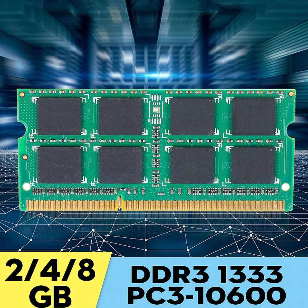 2 ГБ/4 ГБ/8 ГБ лэптоп ноутбук Память Ram DDR3 1333 МГц PC3-10600S 204 PIN SO-DIMM Лот