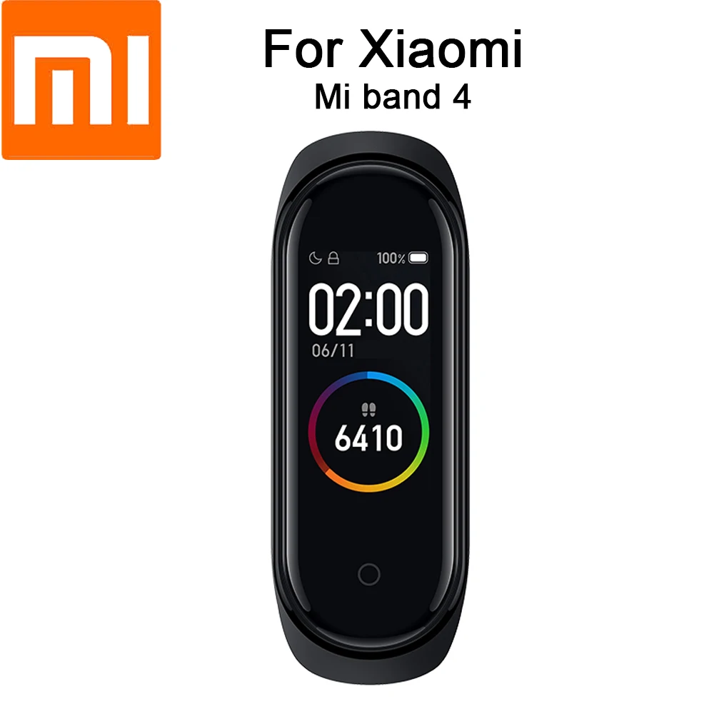 Глобальная версия для оригинального Xiaomi mi band 4 фитнес-браслет AMOLED цветной экран браслет BT 5,0 трекер умный браслет не mi 3 2