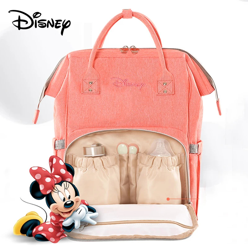Сумка для детских подгузников disney, USB, с подогревом, для мам, для подгузников, сумка для коляски, для ухода за ребенком, для мам, рюкзак для путешествий, bolsa mochila maternidade DS9201