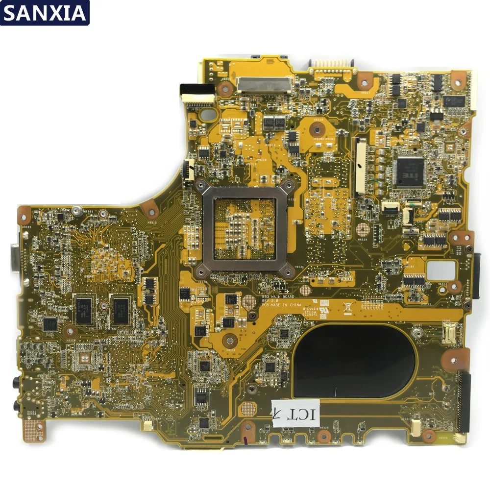 Материнская плата KEFU B53J для ноутбука ASUS B53F B53JC F85 F86 A31 B53 протестированная