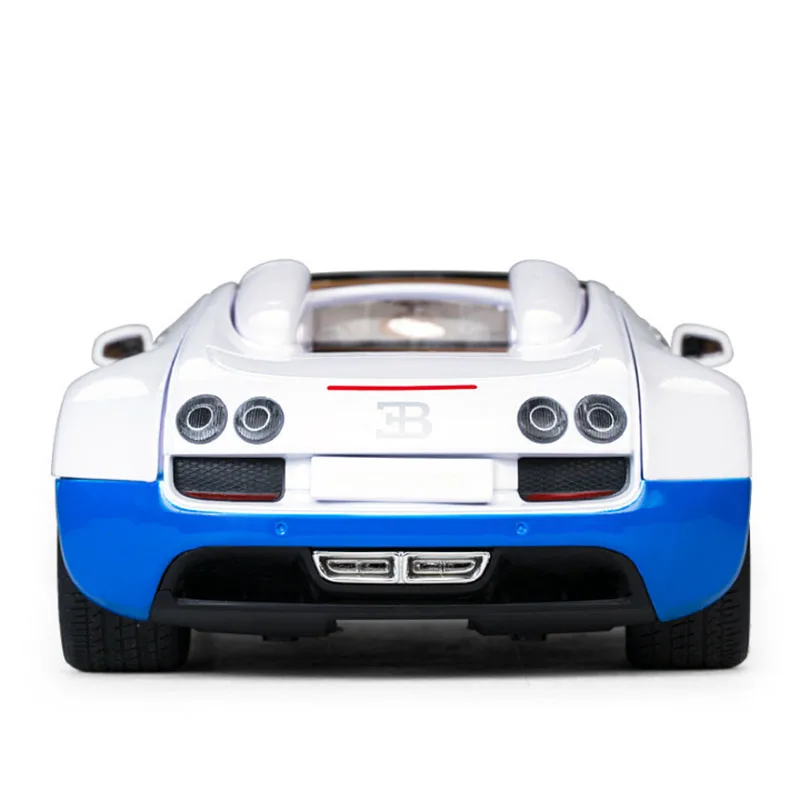 1:18 Модель автомобиля игрушки Bugatti Veyron 16,4 Grand Sport Vitesse литая под давлением гоночная модель автомобиля оригинальная коробка для детей рождественские подарки