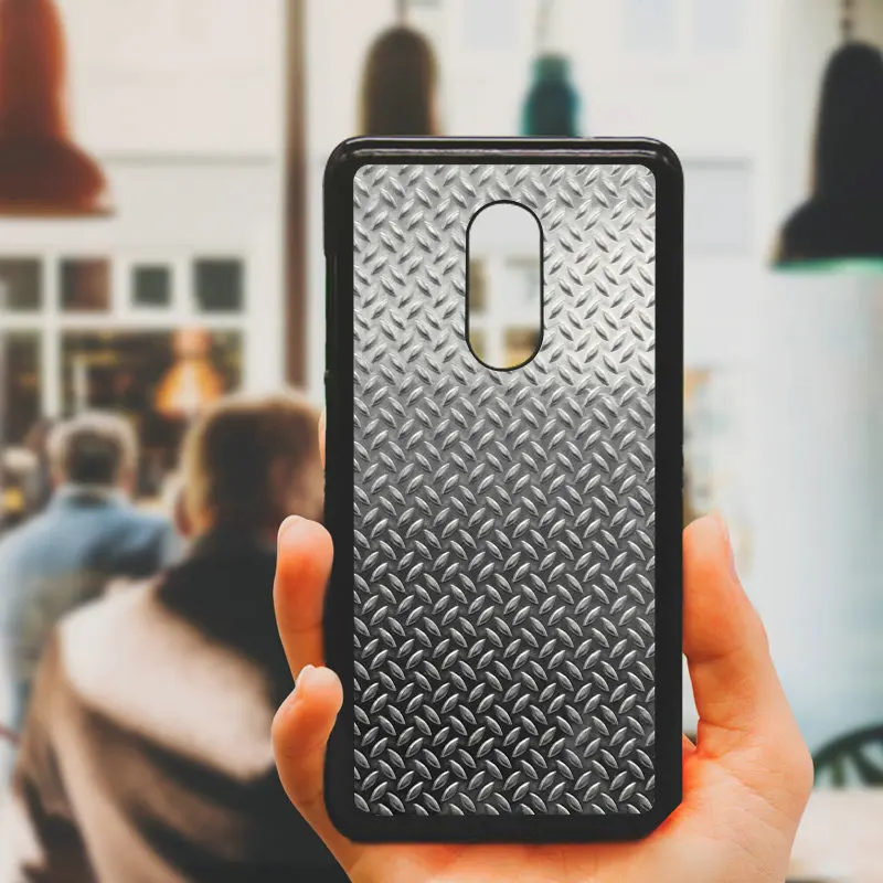 Phone Cases Metal Grain Fond Hard PC Plastic Cover Protect for Xiaomi Redmi 3X Mi 6 5 5S Plus Note 4X 2 3 3S 4 Pro Prime Shell |