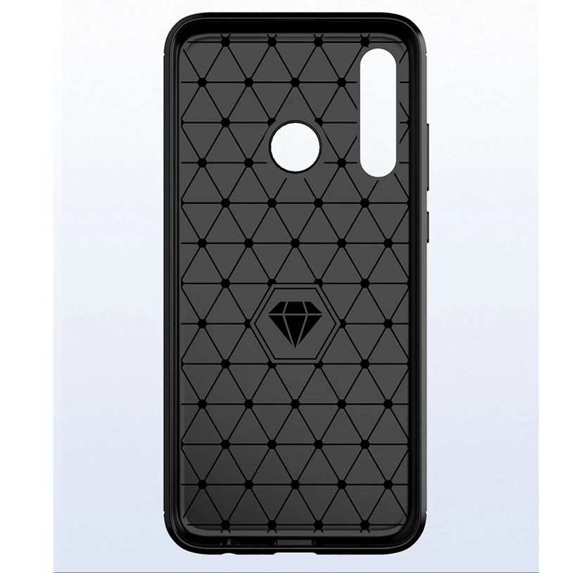 Амортизирующий чехол из мягкого ТПУ с защитой от царапин углеродного волокна для