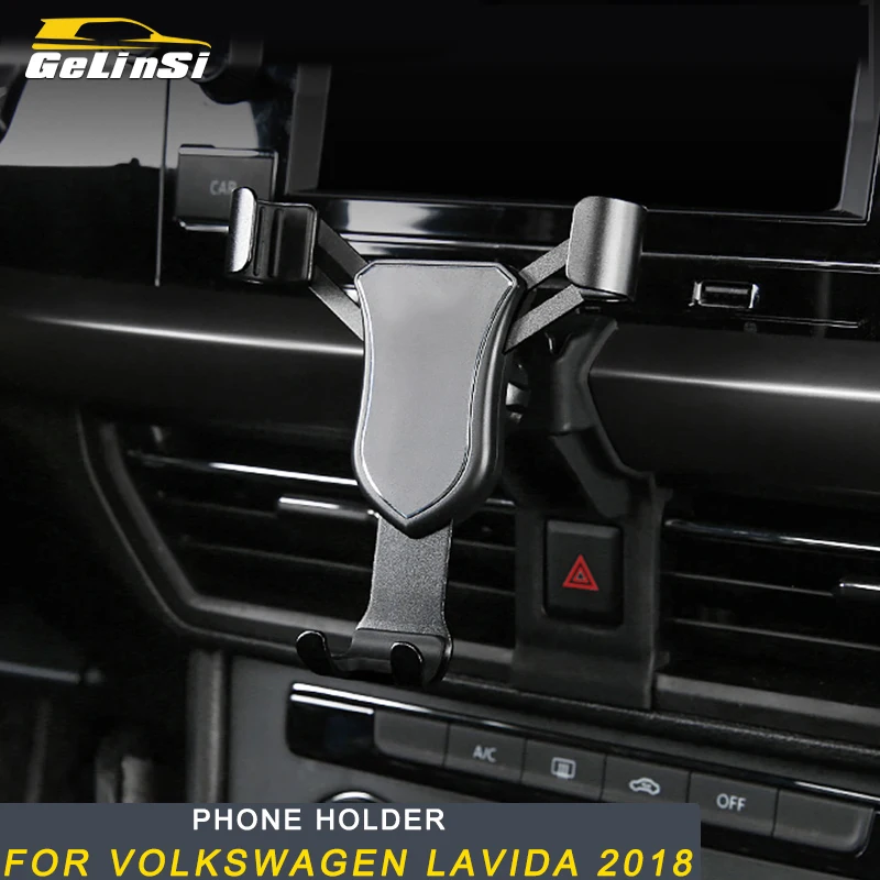 Gelinsi для Volkswagen Lavida 2018 Автомобильный держатель телефона с вентиляционным