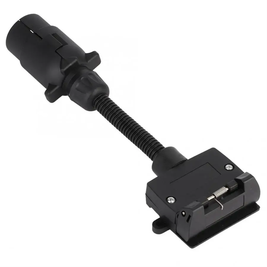 EU 7 Way to AU Flat Blade Trailer Towbar Towing Socket Plug Adapter Connector Car New | Автомобили и мотоциклы