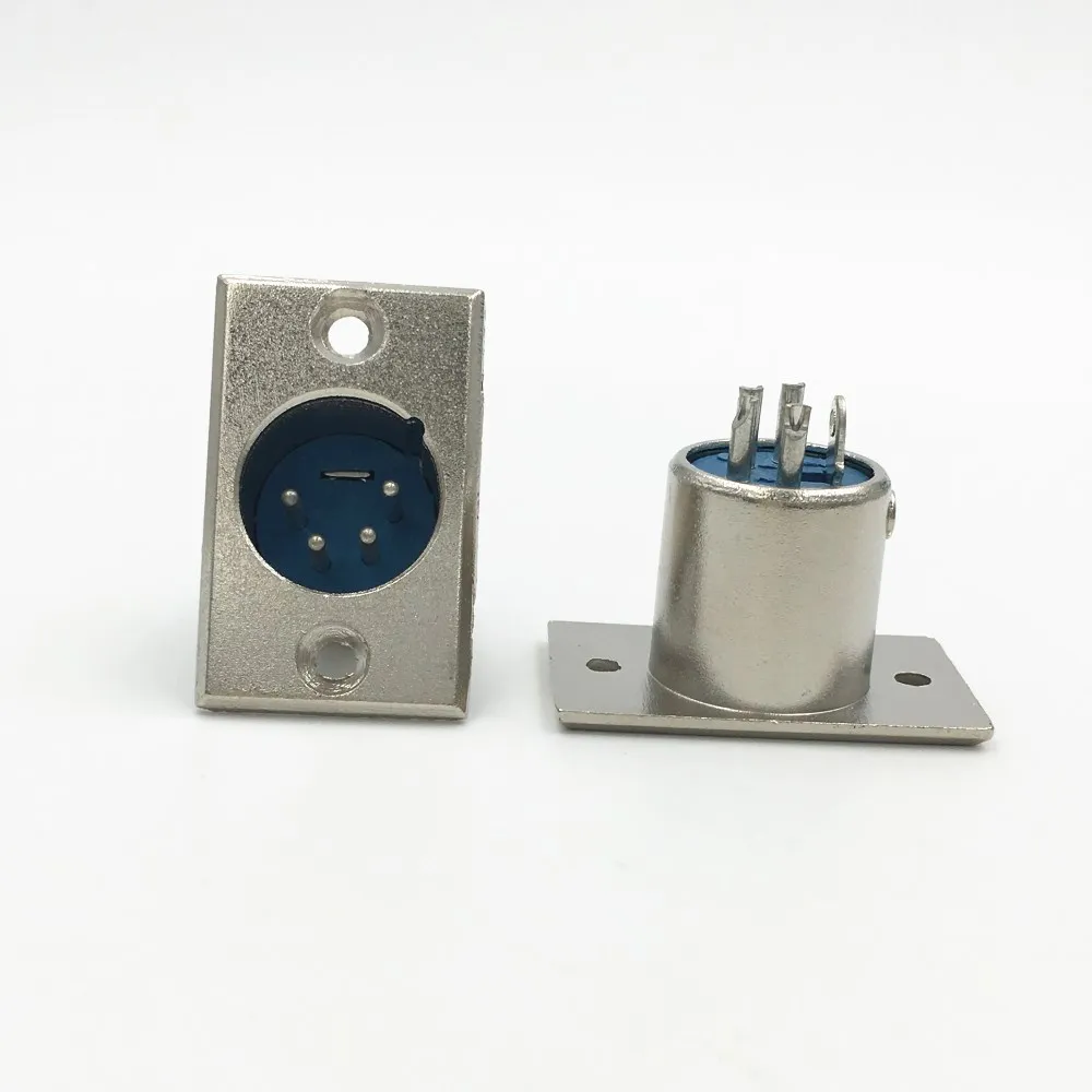1 шт. 3 4 5 6 PIN XLR Мужской Разъем Шасси Push-type M, ale XLR панель крепление провода Разъем гнездо
