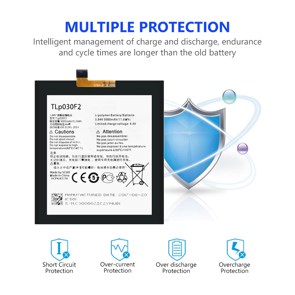 Запасные батареи для мобильного телефона 3000 мАч|Аккумуляторы мобильных