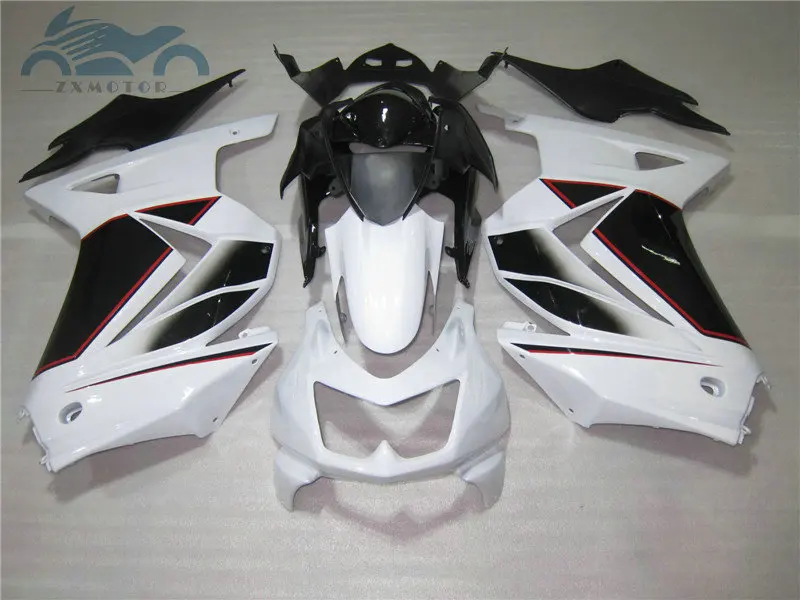 Индивидуальный комплект обтекателей для Kawasaki Ninja 250r 2008 2014 EX250 2009 2010 2011 2012 ZX 250 белый