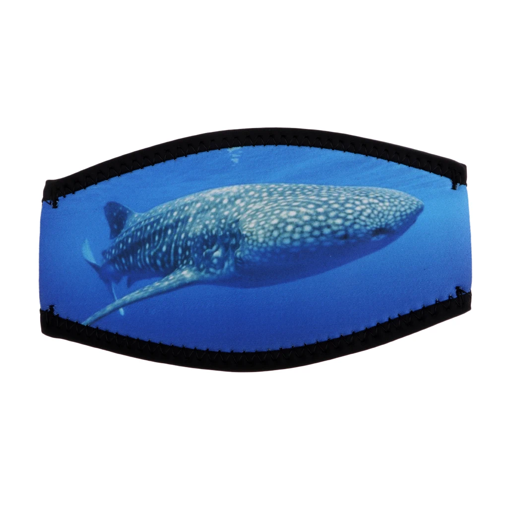 

MagiDeal Neoprene Soft Scuba Diving Mask Strap Cover Snorkeling Swimming Hair Strap Accessories Whale Pattern