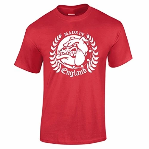 

2018 s Made England British Pride Bulldog Holiday T Shirt Cotton T-Shirt Fashion High Quality