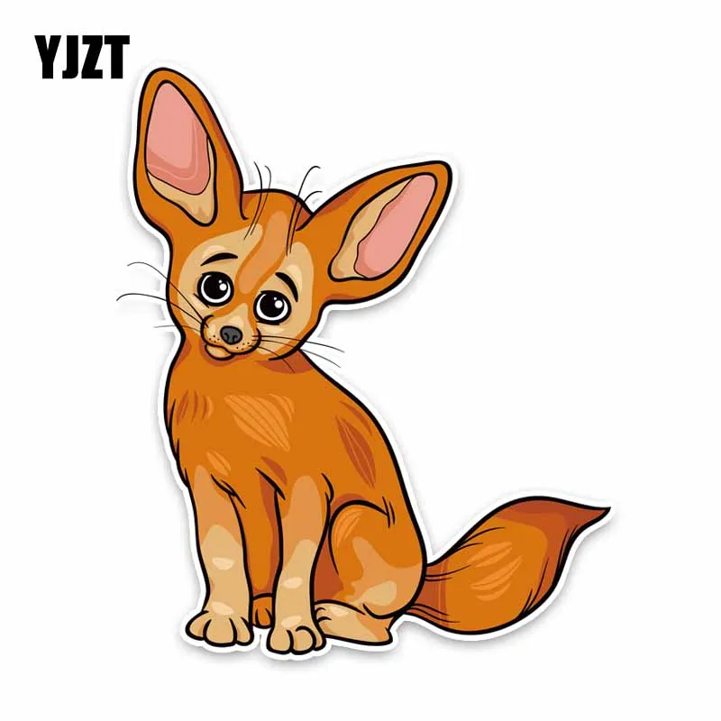 

YJZT 11.8CM*14CM Cartoon Fun Animal Cat Car Sticker Decal Decoration PVC 5-1430