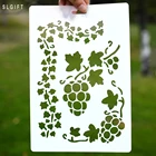 DIY Поделки Виноградный дизайн слойные трафареты для настенной живописи Скрапбукинг Фотоальбом тиснение бумажные карты инструмент для скрапбукинга