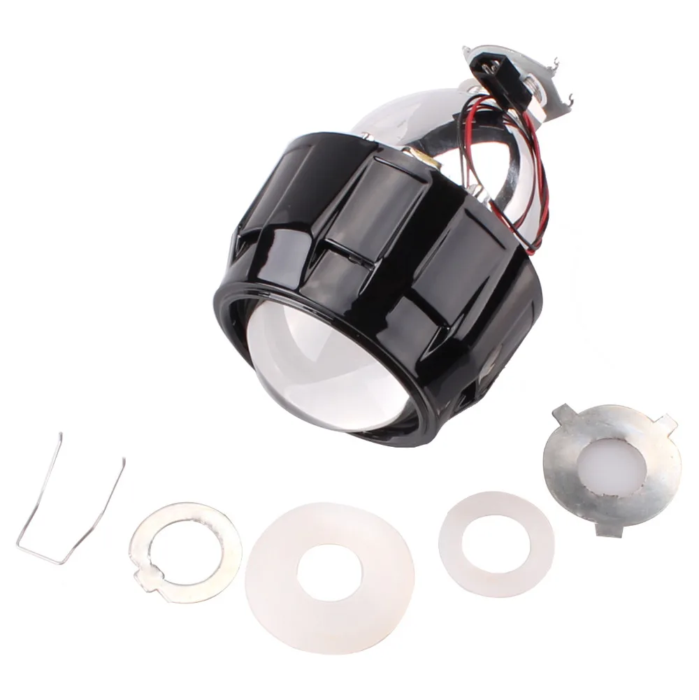 2 шт. 5 &quotRHD/LHD Автомобильный двигатель для HID проектора Halo объектив угол глаз фары