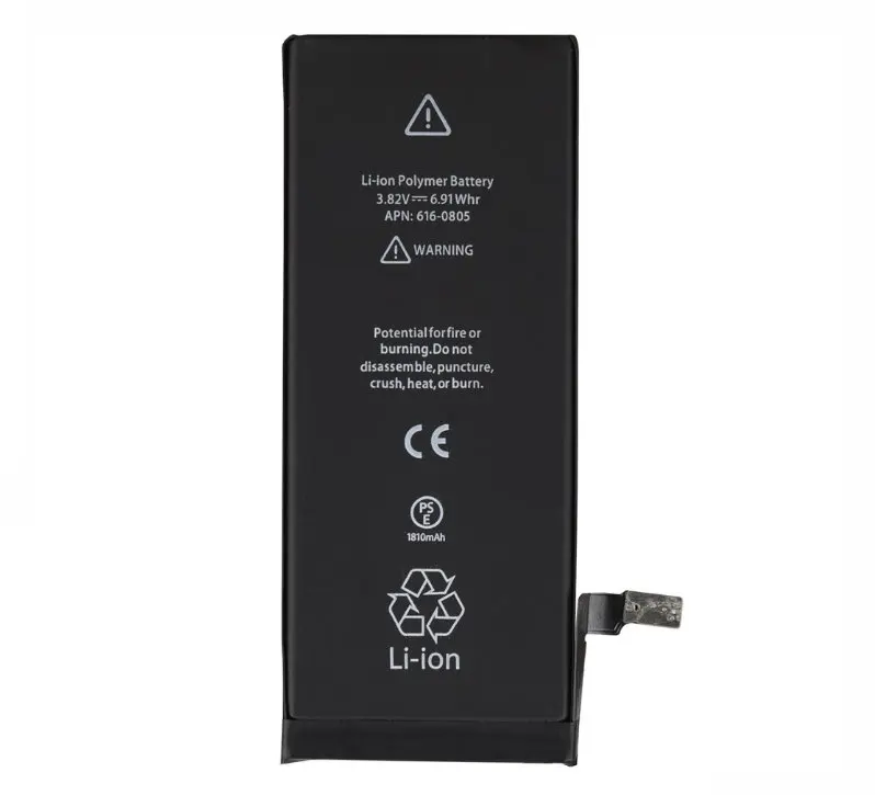 5 шт./лот 3 82 в 1810 мАч 0 цикл сменная батарея для iPhone 6 6G i6 внутренняя A1549|Аккумуляторы