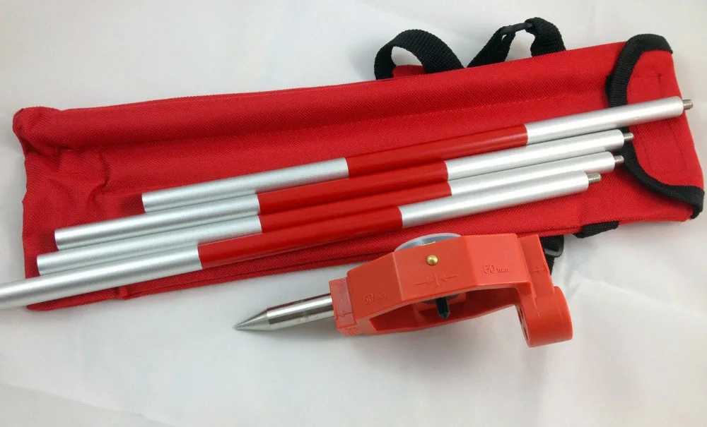 

5PCS Brand New Mini Prism with 4 Poles For Leica Total Stations prism constant:+17.5mm GMP111 Prism free shipping