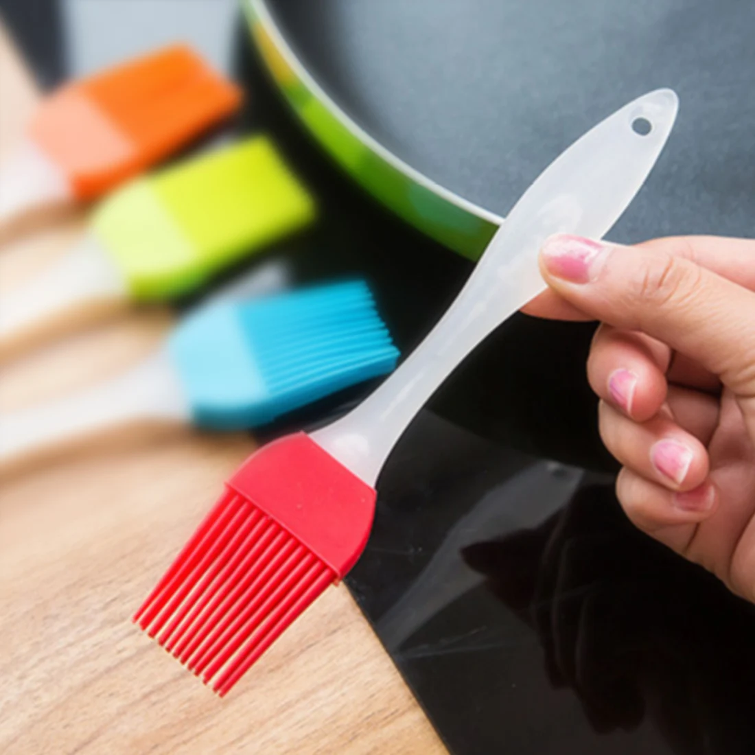 1 шт./компл. кисть для жидкого масла смазывания торта силиконовая щетка выпечки