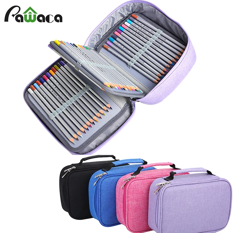 Большой объем 72 слота многослойный пенал многофункциональный стационарный