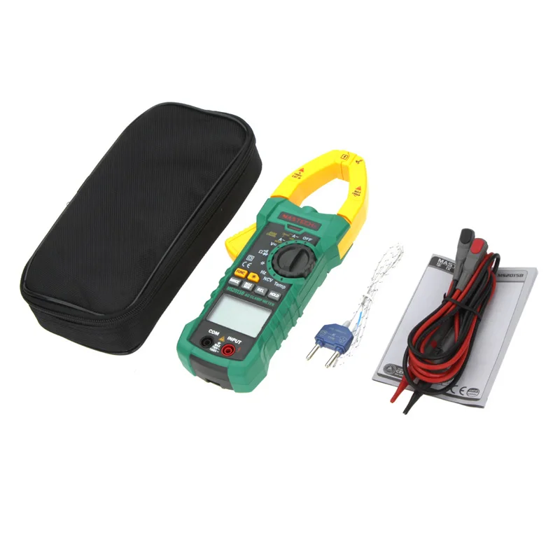 MASTECH MS2015B 1000A AC Токоизмерительные клещи с частотой емкости и тестом NCV|ac clamp meter|mastech