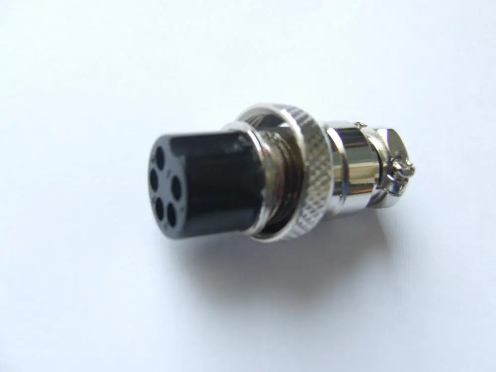 5 Pin Plug 2,3, 4,5, 6,7, 8 9-pin шасси розетки соединяет микрофонный разъем GX16 разъемы, используемые на многих CB радио и Ham радио - Цвет: 5 Pin Plug