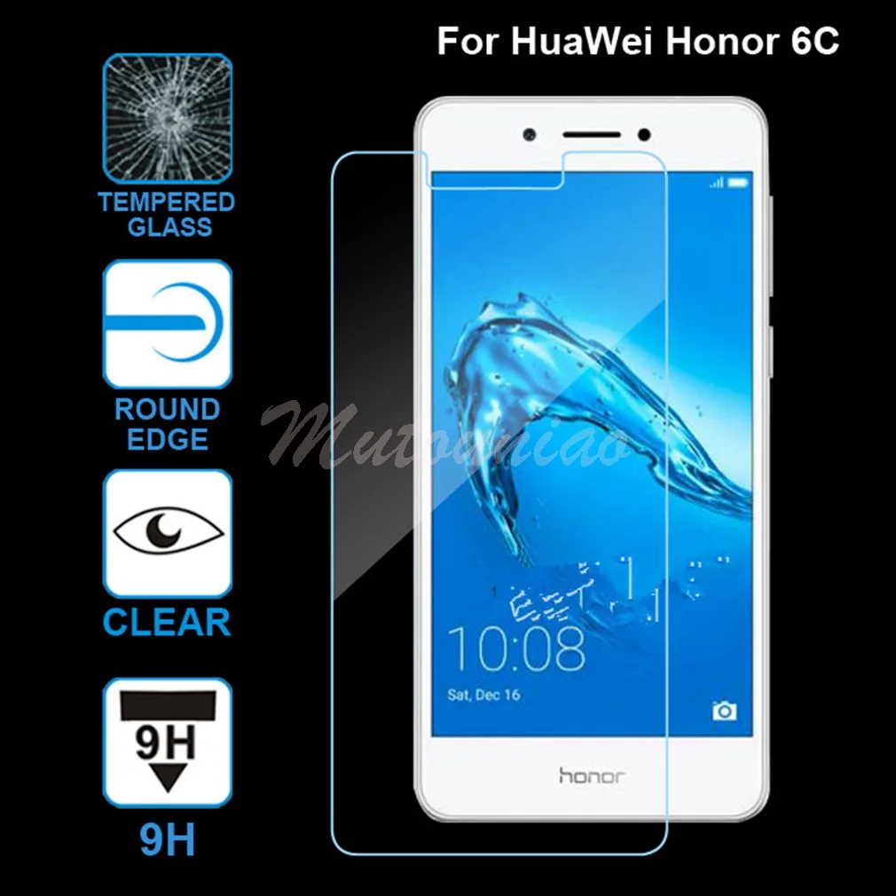 Mutouniao для Huawei Honor 6C accesorios CLEAR 9 H Премиум закаленное Стекло Экран протектор против