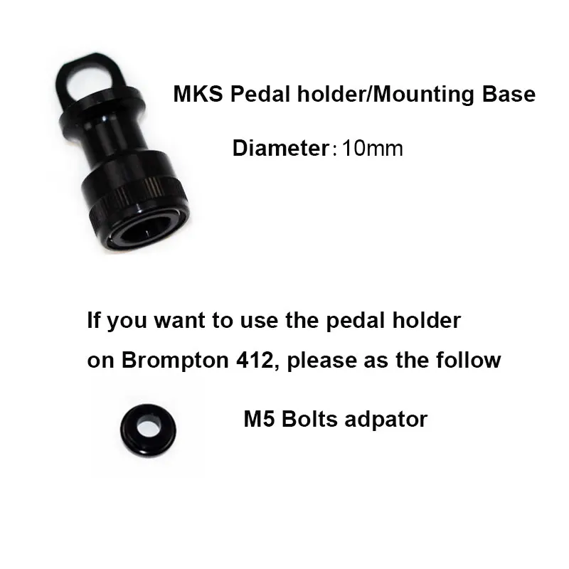 TWTOPSE Титан оси подшипник велосипеда велосипедные педали для Brompton левый Quick Release