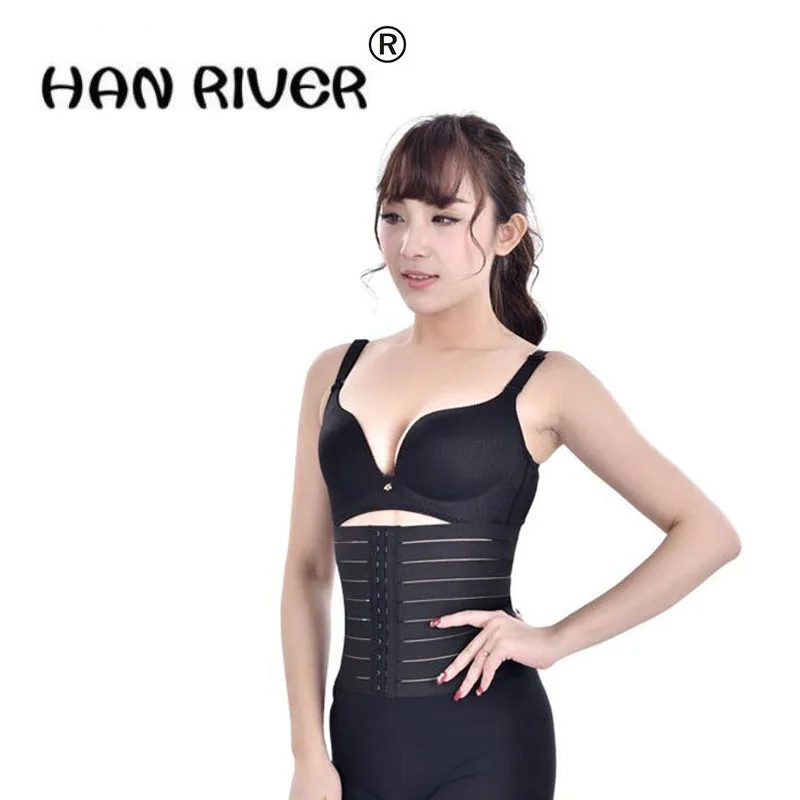 Four sections of the hollow breathable belly not curl bone belt female postpartum recovery waist elastic Elastic bandage