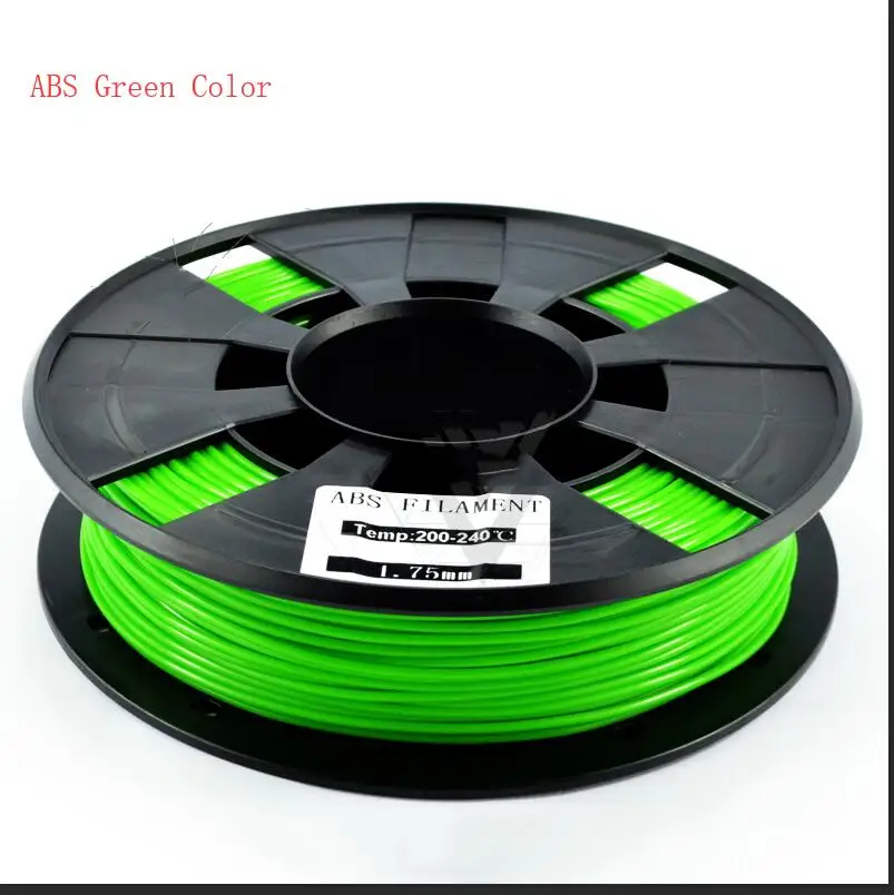For TEVO Tornado For Ender 3 PLA/ABS Plastic 3D Printer filament 1KG 1.75MM 3D Supplies Filament 3D filamento For Anycubic - Цвет: ABS Green Color