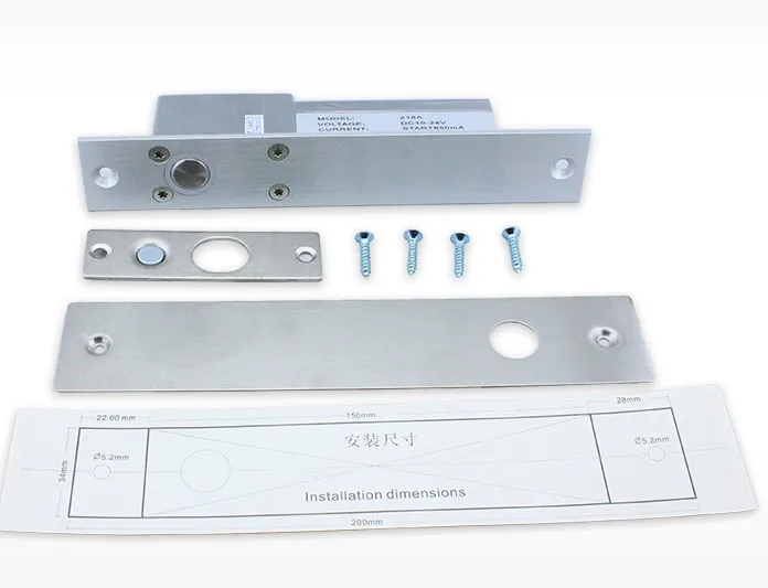 Новая RFID Клавиатура, металлическая RFID система контроля доступа к двери+ Электрический дверной замок