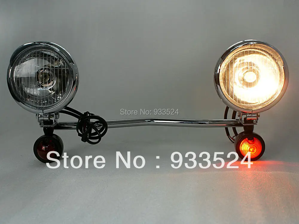 Комплект поворотников янтарного цвета для Suzuki Spotlight Kawasaki бар бульвар C50 S50 C90 M109R