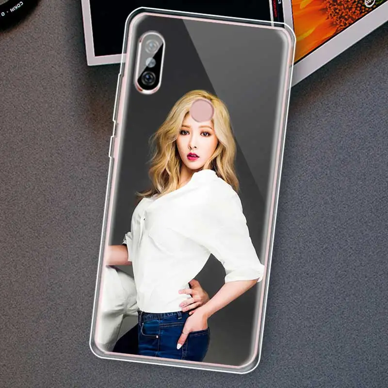 DREAMFOX N064 Hyuna Мягкий ТПУ силиконовый чехол для Xiaomi Redmi Note 3 4 5 плюс S 4A 4X 5A Pro Глобальный