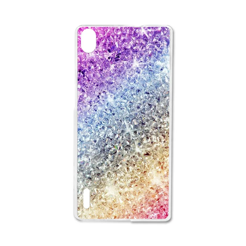 H055 Ojeleye DIY узорный силиконовый чехол для huawei Ascend P7 Чехол Мягкий ТПУ чехол на телефон с изображениями героев мультфильмов для huawei P7 Чехлы противоударный чехол - Цвет: H055