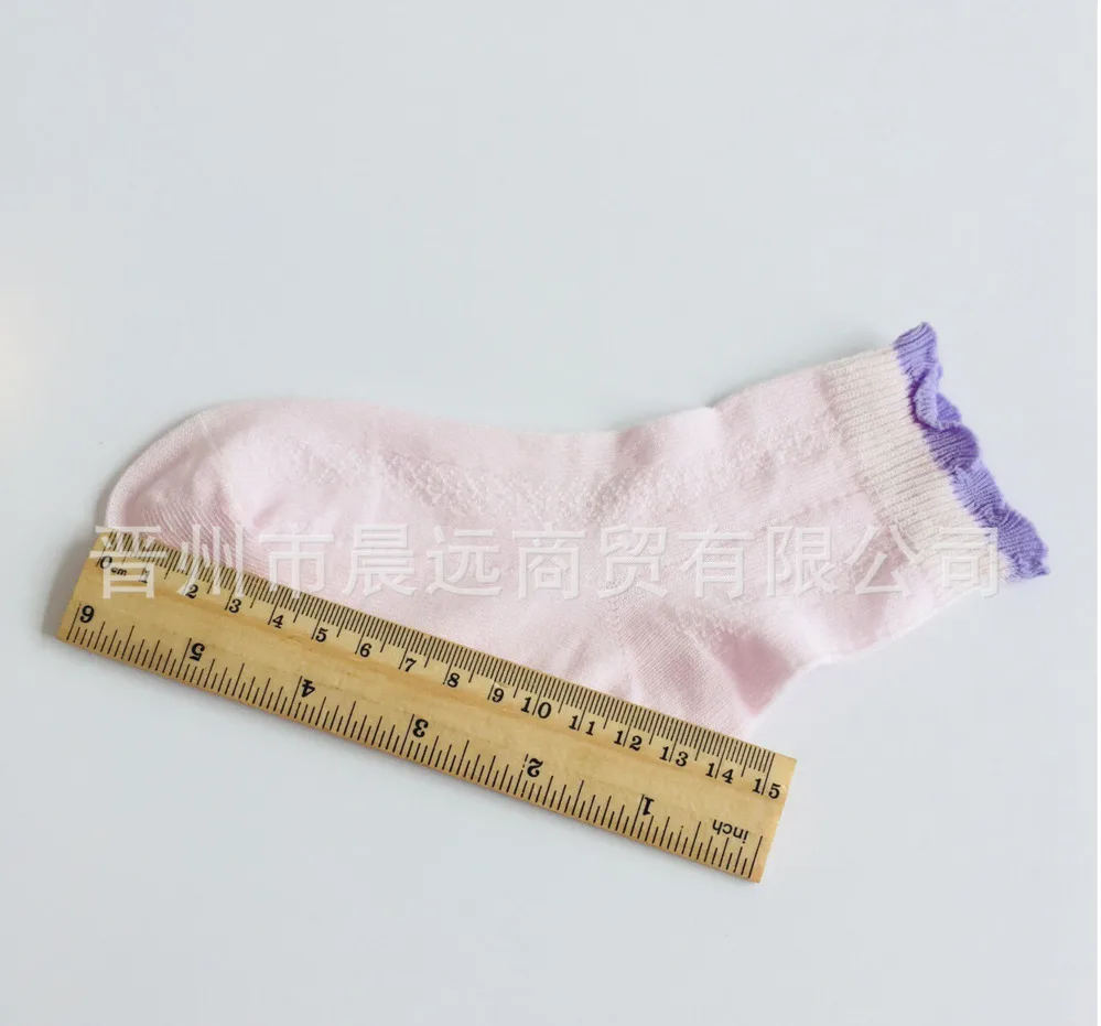 1 пар/лот хлопковые детские носки высокого качества однотонные дышащие