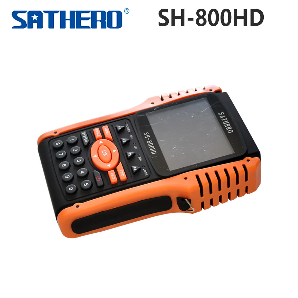 Оригинальный Sathero SH 800HD DVB S2 Цифровой спутниковый Finder метр HD выход Sat finder с