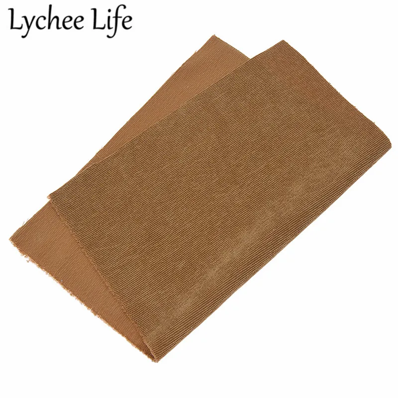 4 Lychee Life тисненая бархатная ткань в полоску 29x21 см, Полиэстер, Хлопок, ткань, сделай сам, ручная работа, швейная одежда, сумки, товары для украшения - Цвет: 4