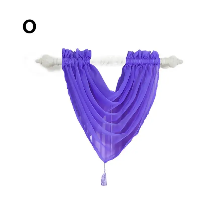 O 1 PCS Valance European Royal Luxury Valance Curtains for Living Room Window Curtains for Bedroom Valance Curtains for Kitchen#4 - Цвет: O