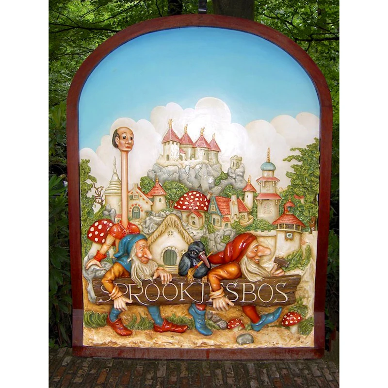 Камни в форме ромба/круглый дрель 5D DIY алмазная живопись &quotEfteling Парк ручной