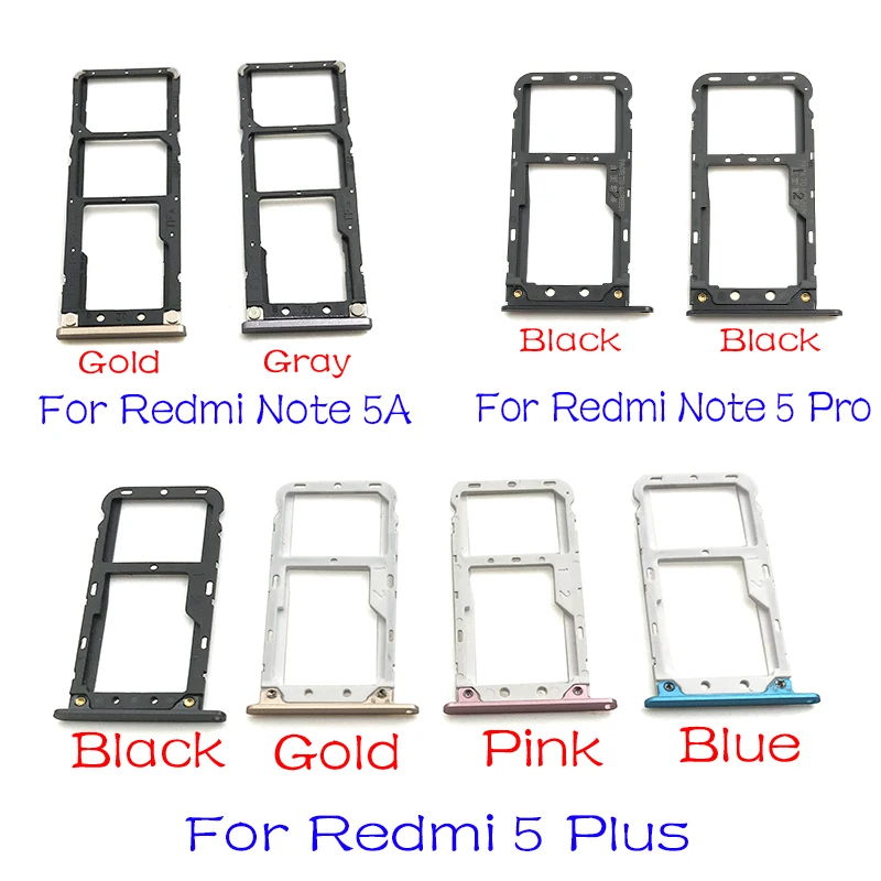 Micro Nano SIM держатель карты лоток Слот адаптер гнездо для Xiaomi Redmi A2 Lite 6 Pro S2 5